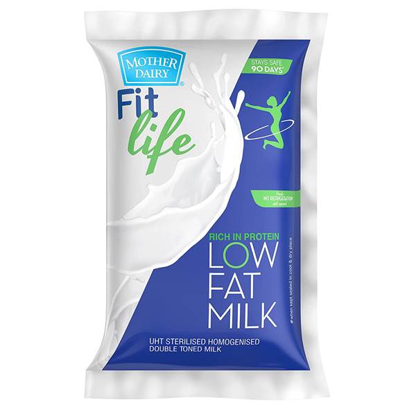 Mother Dairy Live Lite Fat Milk